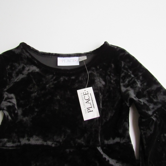 Bell Sleeved Black Dress by Children's Place - Picture 3 of 5